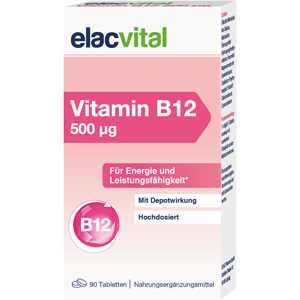     ELACVITAL Vitamin B12 500 μg Filmtabletten
